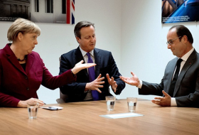 La Syrie au menu d`une rencontre entre Hollande, Merkel et Cameron 