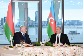 Un banquet d’Etat offert en l’honneur du président biélorusse à Bakou