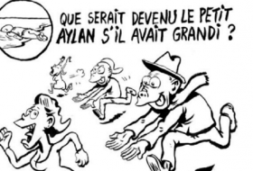 Le petit Aylan devenu prédateur sexuel, la caricature polémique de Charlie hebdo