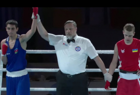   Le boxeur azerbaïdjanais Omer Aslanly devient champion d’Europe junior  