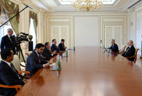  Le président Aliyev a reçu le président du Sénat de Malaisie 