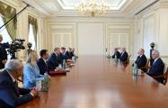  Le président Ilham Aliyev a reçu le gouverneur de la province d'Astrakhan 
