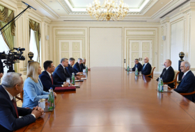  Le président Ilham Aliyev a reçu le gouverneur de la province d'Astrakhan 