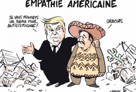 Le mur de Donald Trump - CARICATURE