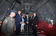  Un avion militaire de fabrication italienne présenté au président Ilham Aliyev - PHOTOS