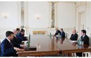  Ilham Aliyev s'entretient avec le secrétaire d’État adjoint américain aux Affaires européennes et eurasiennes 