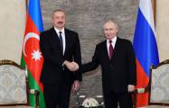 Ilham Aliyev a envoyé une lettre de félicitations au président russe