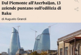 L`Azerbaïdjan offre de larges opportunités pour les entreprises italiennes