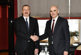 Ilham Aliyev a rencontré le président suisse à Davos