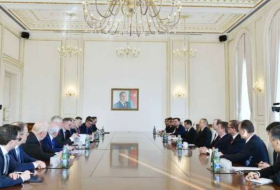 Ilham Aliyev reçoit une délégation allemande