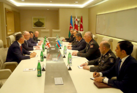  Le ministre azerbaïdjanais de la Défense reçoit son homologue géorgien 