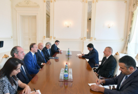   Le président Ilham Aliyev a reçu une délégation italienne  
