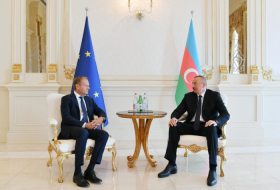 Ilham Aliyev s’est entretenu avec Donald Tusk, président du Conseil européen