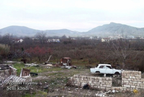   Le ministère de la Défense diffuse une   vidéo   du village de Chelli d'Aghdam  