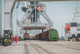 Azerbaïdjan: 15,9% des produits importés acheminés par voie ferroviaire
