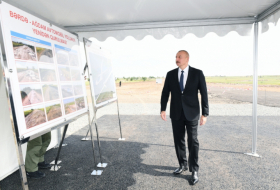  Le président Ilham Aliyev effectue une visite à Aghdam - Mise à Jour