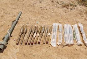   Des munitions abandonnées par l'armée arménienne retrouvées à Khodjavend  