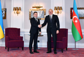  Bruxelles : le président azerbaïdjanais s'entretient avec son homologue ukrainien - PHOTOS