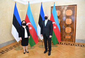 La présidente du Parlement azerbaïdjanais rencontre le président estonien