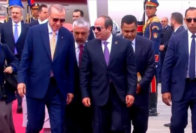Le président turc arrive au Caire pour rencontrer son homologue égyptien Abdel Fattah al-Sissi
