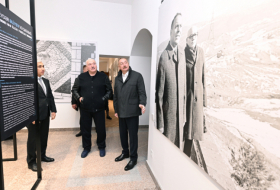   Les présidents azerbaïdjanais et biélorusse visitent l’exposition « Heydar Aliyev et le Karabagh » à Choucha  