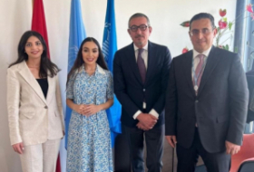 Leyla Aliyeva tient des rencontres à l’office de l’ONU