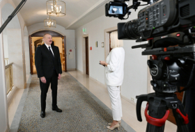  Le président Ilham Aliyev accorde une interview à l’Euronews 