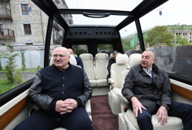  Les présidents Aliyev et Loukachenko se déplacent à Choucha 