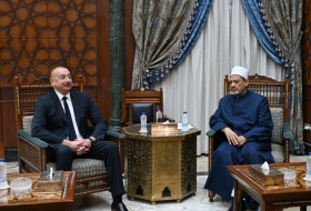   Ilham Aliyev rencontre le cheikh d’Al-Azhar Ahmed Muhammad Ahmed Al Tayeb  