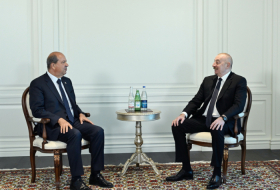   Rencontre du président Aliyev avec Ersin Tatar  