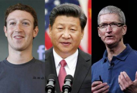 Mark Zuckerberg et Tim Cook reçus à Pékin