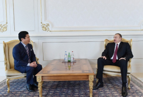 Le président Ilham Aliyev reçoit les lettres de créance du nouvel ambassadeur de Corée