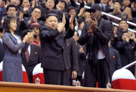 Avec Kim Jong-Un, Dennis Rodman 