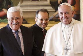 Mahmoud Abbas chez le pape François