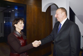 Rencontre des présidents azerbaïdjanais et suisse à Davos