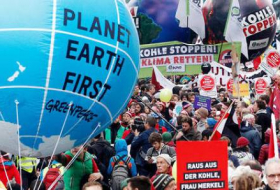 COP23: Manifestation allemande contre le réchauffement