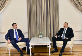 Ilham Aliyev reçoit le président de la commission des Affaires étrangères de la Douma d’Etat russe