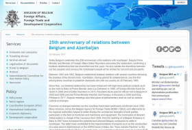 25ème anniversaire des relations entre la Belgique et l’Azerbaïdjan