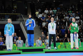 Bakou 2017/ karaté : l’Azerbaïdjanaise Nourané Aliyeva remporte la médaille de bronze