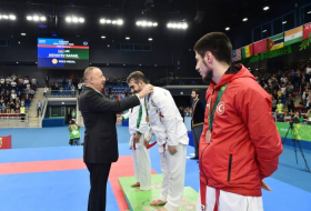 Les karatékas azerbaïdjanais ont décroché cinq médailles à Bakou 2017