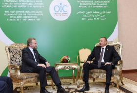 Rencontre du président Ilham Aliyev avec Bakir Izetbegovic à Astana
