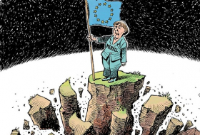 Merkel, toujours debout - CARICATURE
