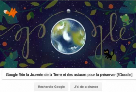Un doodle de Google fête la Journée de la Terre 2017