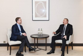 Le président azerbaïdjanais rencontre un membre du conseil d'administration de MasterCard