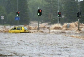 Les images surréalistes des inondations en Australie - VIDEO