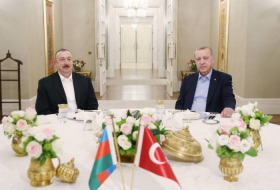 Ilham Aliyev et Recep Tayyip Erdogan ont dîné ensemble - PHOTOS
