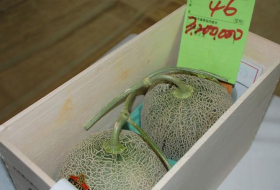 Deux melons achetés 25.000 euros au Japon