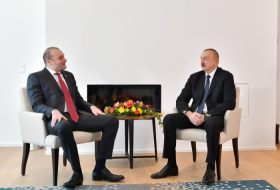  Entretien du président Ilham Aliyev avec le Premier ministre géorgien 