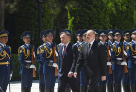  La cérémonie d'accueil officiel du président polonais à Bakou - PHOTOS