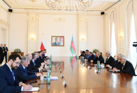  Entretien élargi des présidents azerbaïdjanais et polonais 